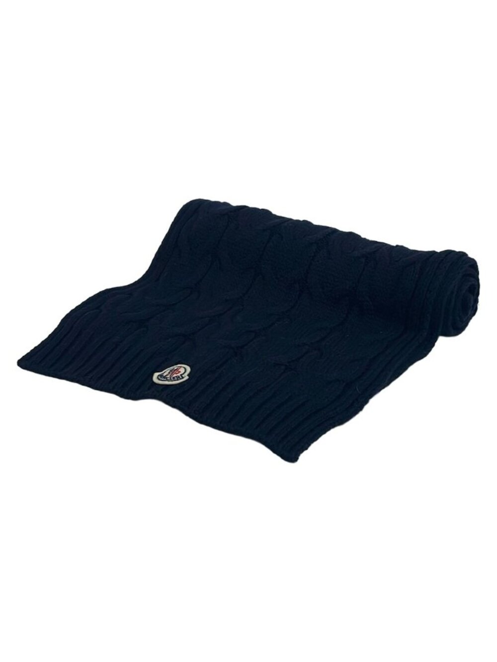 Moncler Scarf Sciarpa Dark Navy Wool